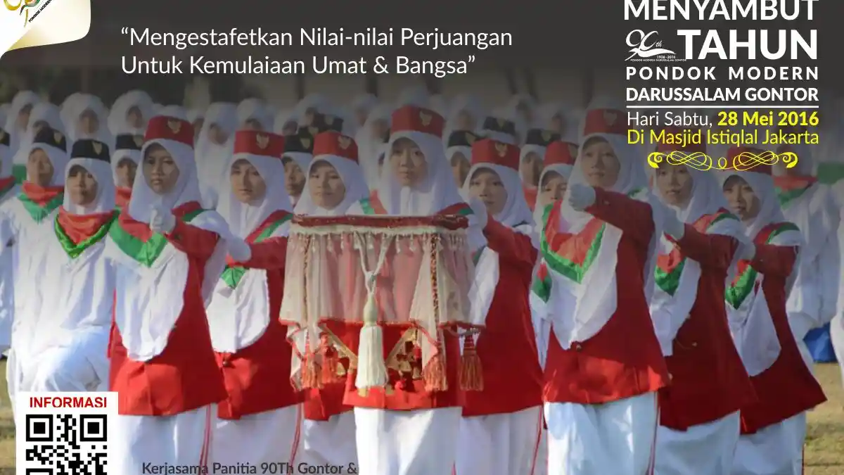 Srikandi-Srikandi Gontor Putri Lintas Marhalah Siap Putihkan Istiqlal