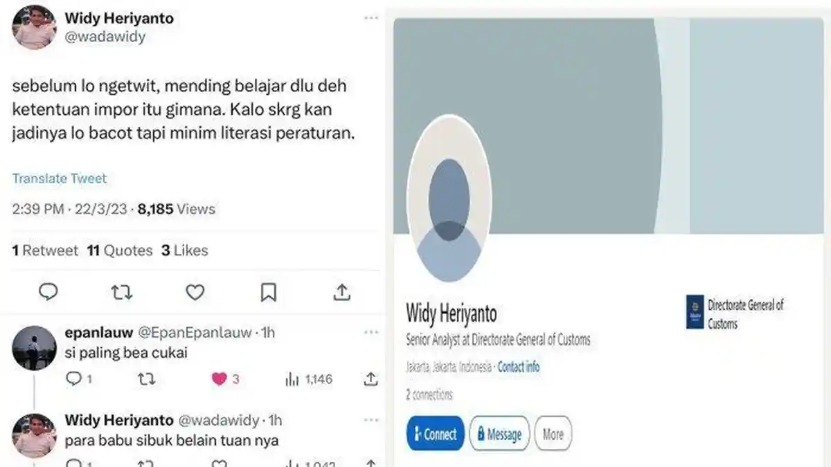 Sosok Widy Heryanto, Pegawai Bea Cukai yang Sebut Warganet Bacot dan Babu