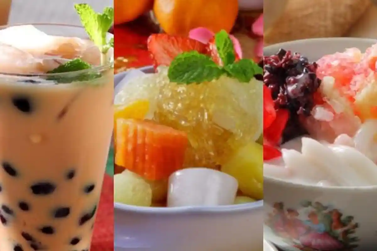 Resep Minuman Segar Buka Puasa: Teh Susu Bubble Karamel, Setup Buah Sarang Burung, dan Es Tebak