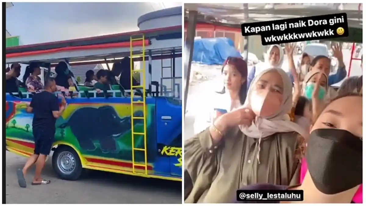 Zaskia Gotik Ajak Ibu Mertua Naik Odong-odong, Istri Sirajuddin Mahmud: Kapan Lagi?