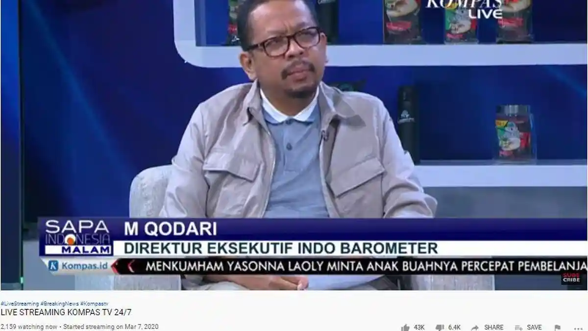 Indo Barometer: 58,4 Persen Masyarakat Puas Kinerja Pemprov Tangani Covid-19