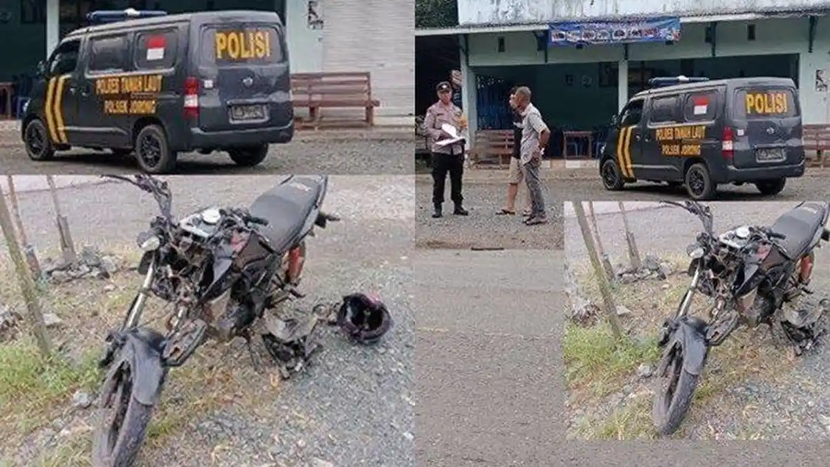 Kecelakaan Maut, Seorang Pemotor Tewas Setelah Terpental dan Tabrak Ban Truk