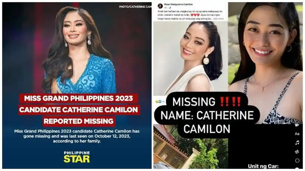 Peserta Miss Grand Philippines 2023 Catherine Camilon Dilaporkan Hilang, Keluarga Meminta Bantuan