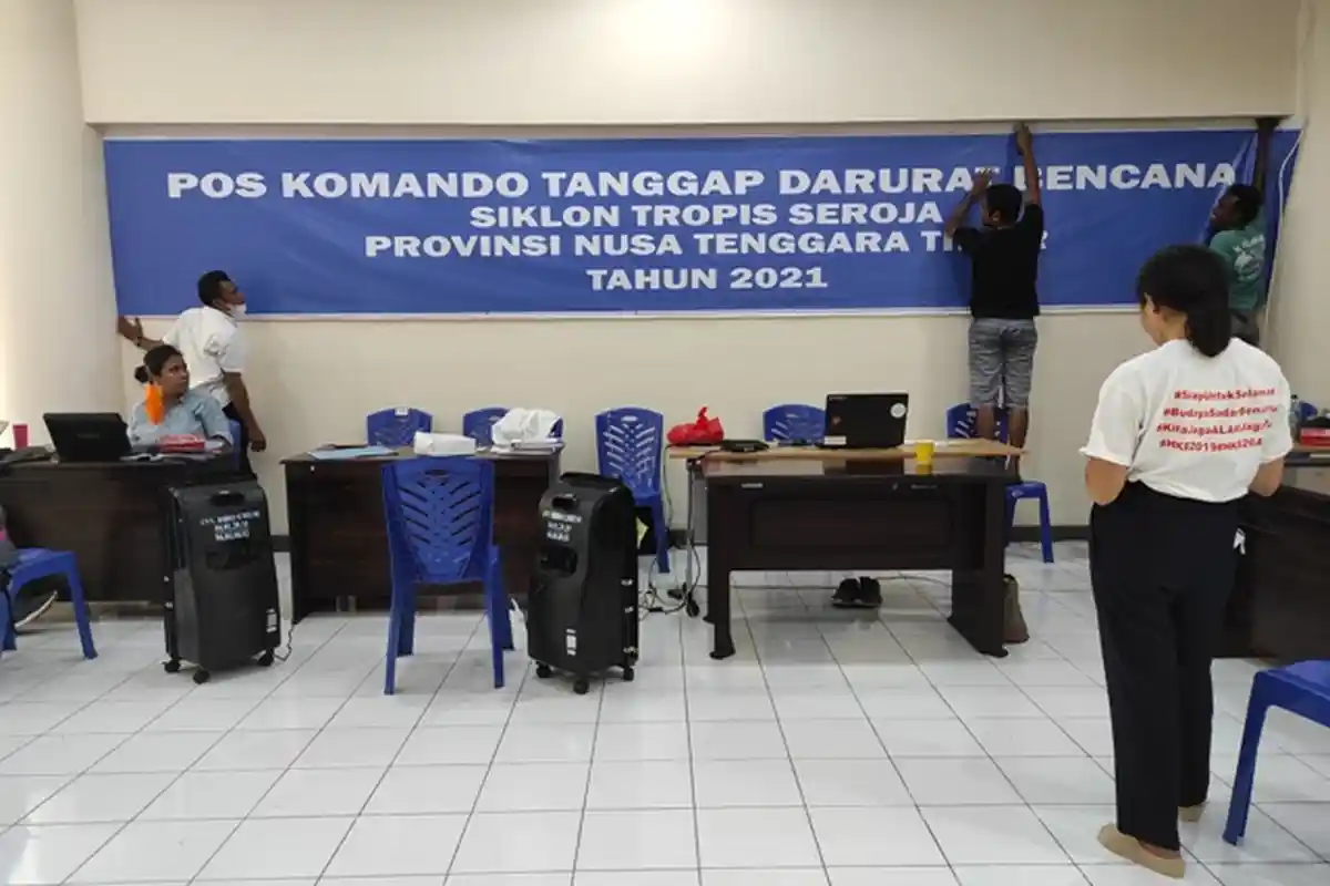 Pemprov Buka Posko Tanggap Bencana NTT di Aula El Tari Kupang