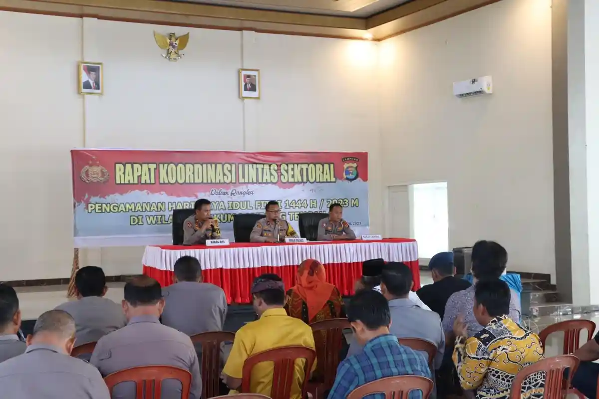 Lebaran 2023, Polres Lamteng Polda Lampung Siapkan 1 Pos Pelayanan dan 8 Pos Pengamanan