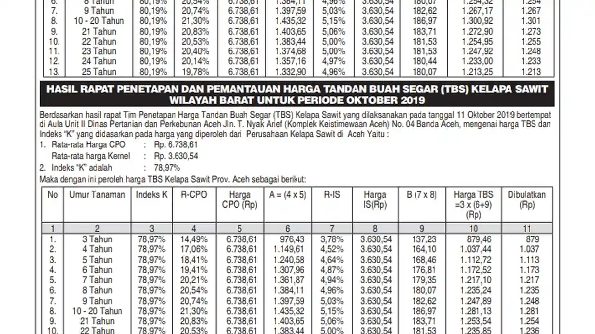 Kabar Gembira untuk Petani Kelapa Sawit, Ini Harga TBS Dua Pekan ke Depan