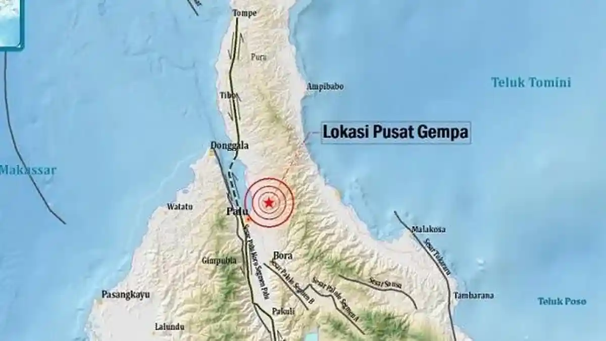 2 Kali Sesar Palu Koro Picu Gempa di Kota Palu, BMKG: Masih Normal
