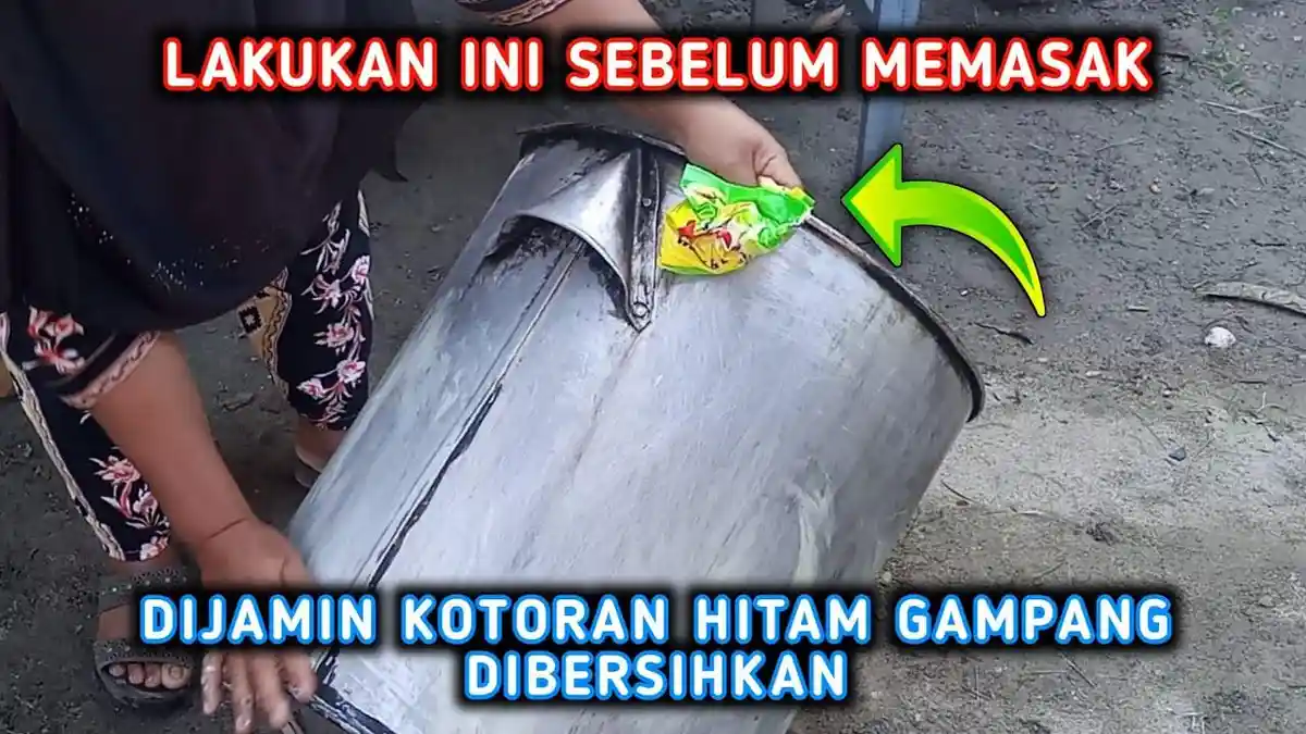 Masak Pakai Kayu Bakar Bikin Dandang Hitam, Coba Cara Sederhana Ini