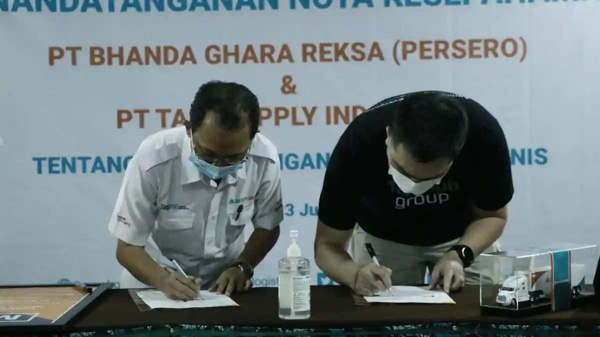 BGR Logistic dan TaniHub Group Sinergi Perkuat Warung Pangan