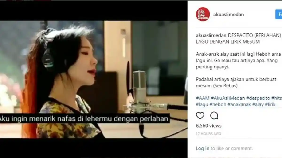 Lagu Despacito Bikin Heboh, Arti Liriknya Bikin Syok, Ternyata Berisi Ajakan Mesum