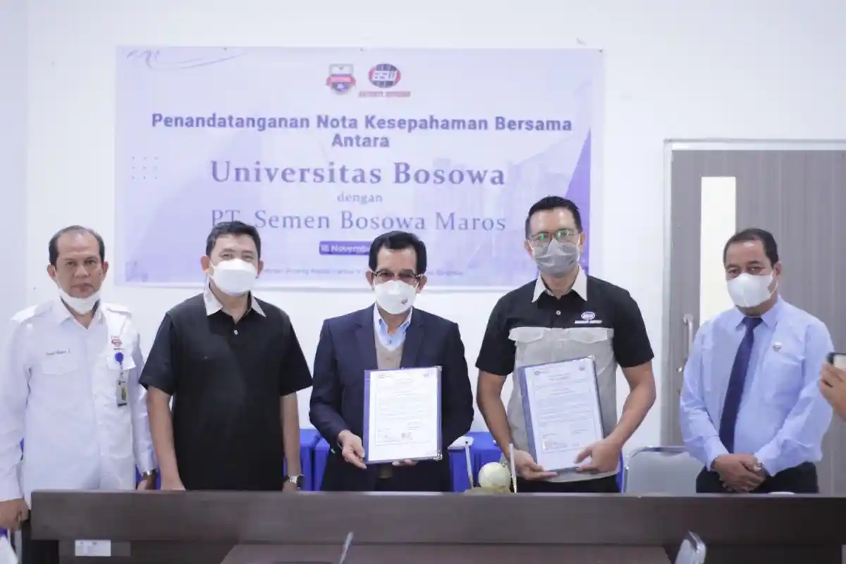 Unibos & PT Semen Bosowa Kerjasama Program Merdeka Belajar Kampus Merdeka