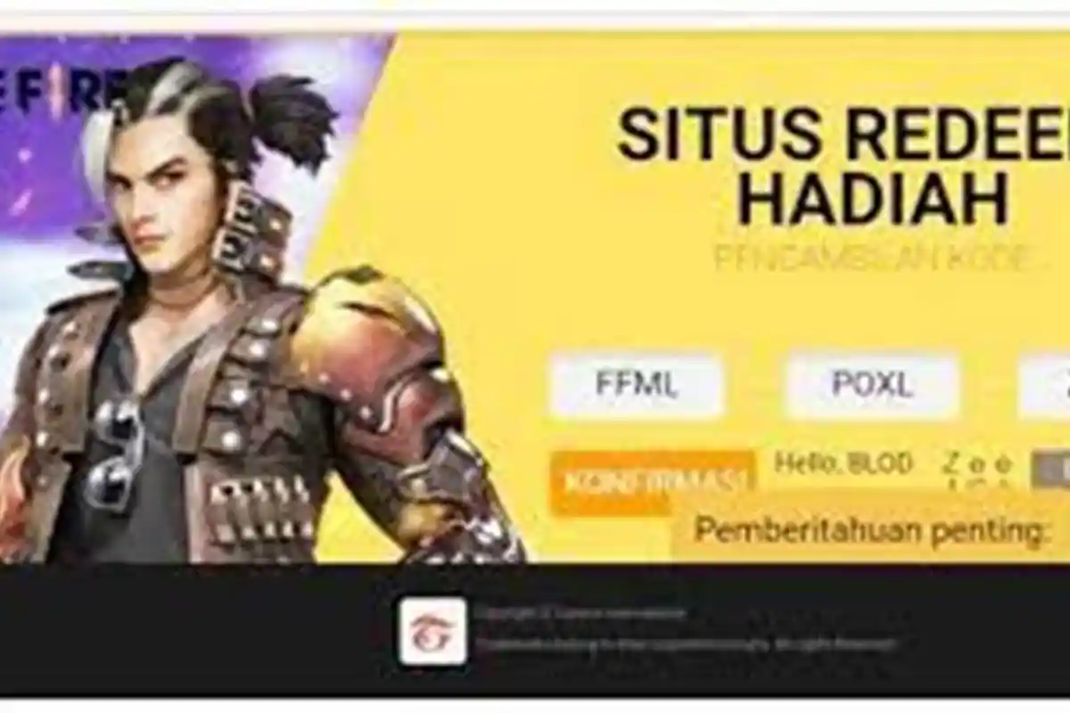 Kode Redeem FF 2 Mei 2021, Buruan Klaim Kode Redeem Free Fire Terbaru Hari Ini