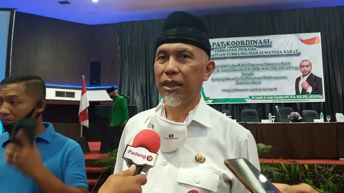 Dulu Janji Tetap jadi Wali Kota Padang, Kini Nyagub Sumbar, Mahyeldi: Saya kan Kader Partai