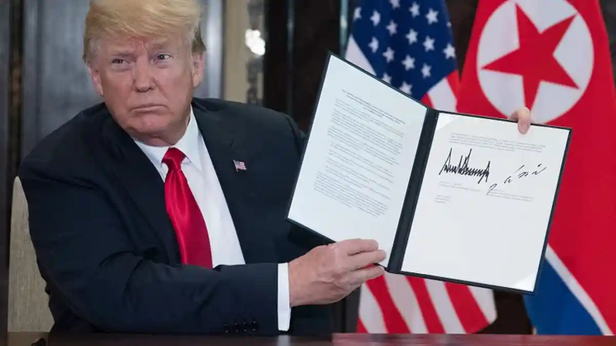 Mengejutkan! Beginilah Sifat Kim Jong Un dan Donald Trump Dari Karakter Tanda Tangannya!
