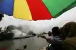 Kapal Tanker MT JAG LEELA Terbakar di Pelabuhan Belawan Medan
