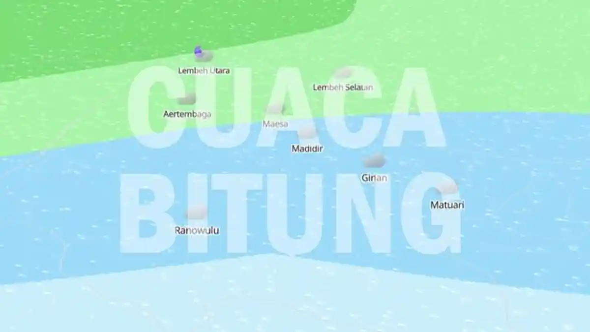 Prakiraan Cuaca Kota Bitung Sulawesi Utara pada Besok Minggu 10 Agustus 2025
