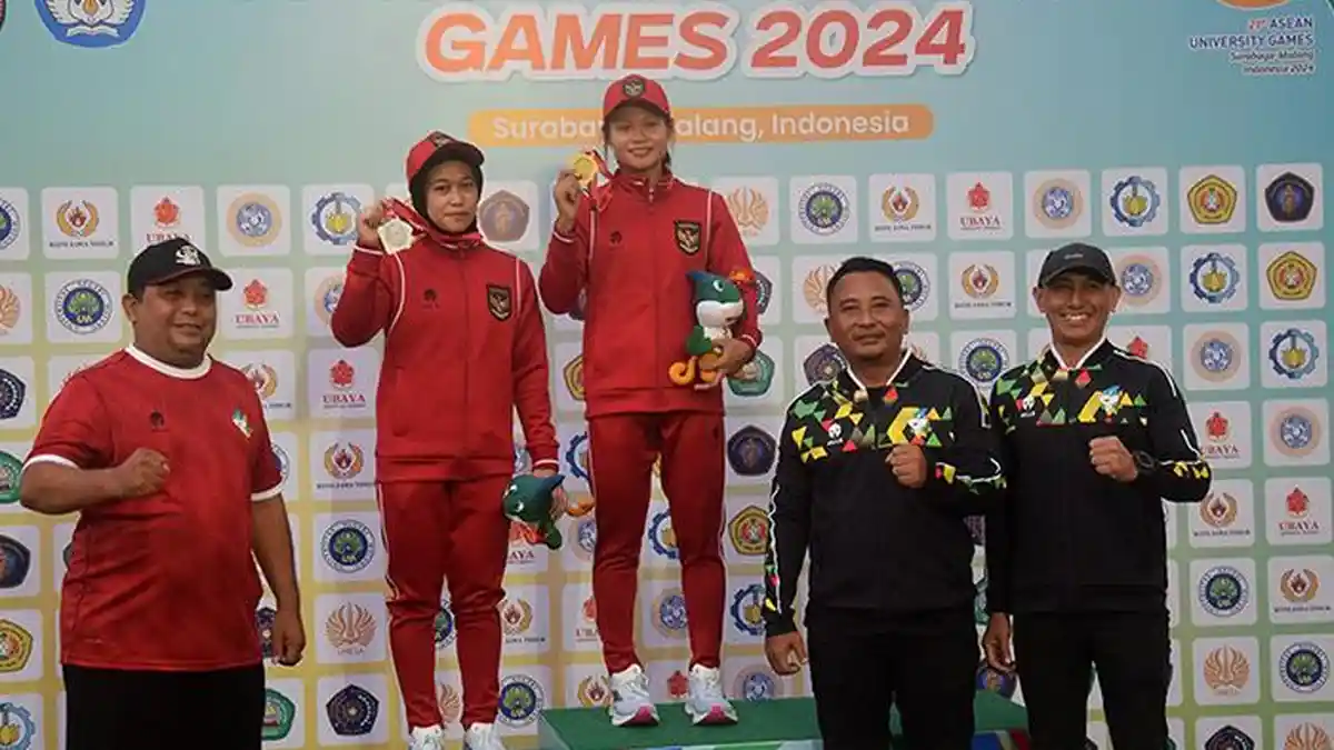 ASEAN University Games 2024 - Indonesia Sapu 2 Emas dan Puncaki Klasemen Panjat Tebing
