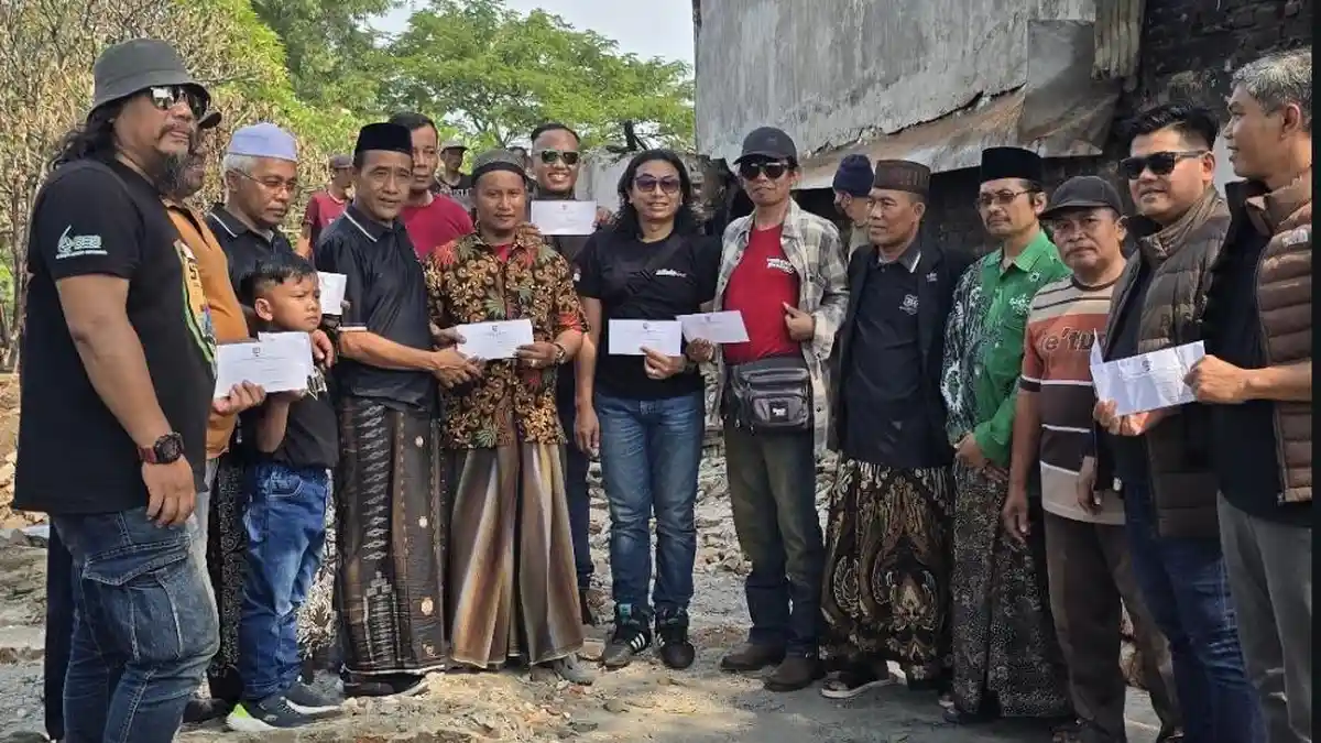 BHS Salurkan Bantuan Rp 9,3 Juta untuk Korban Kebakaran di Gempol Kabupaten Pasuruan