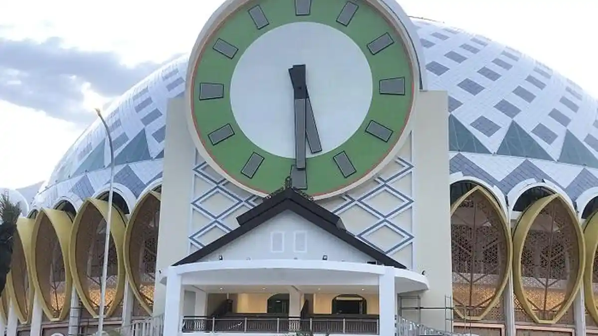 Proyek Masjid Raya Baitul Khairaat Jadi Contoh Keberhasilan Proyek Multi Years Sulteng