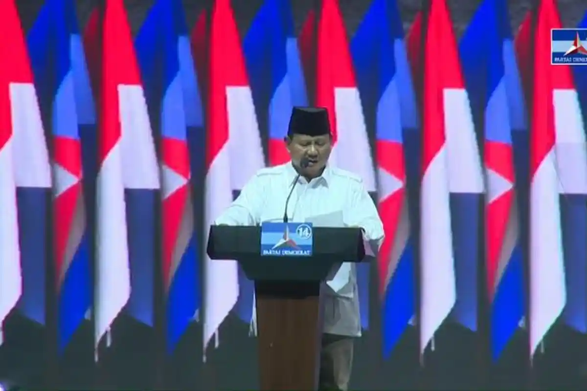 Respons Prabowo usai Dideklarasikan Demokrat sebagai Capres: Terima Kasih atas Kepercayaan Ini