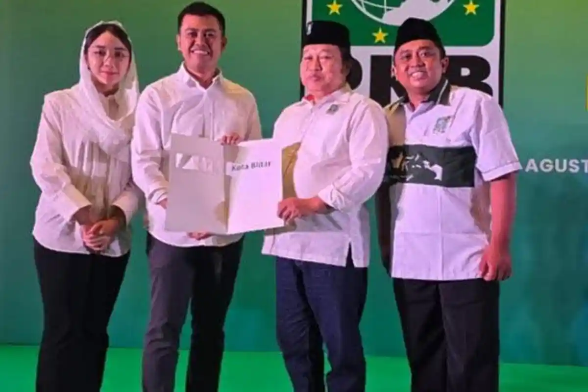 Syauqul Muhibbin dan Elim Tyu Samba Resmi Kantongi Rekomendasi PKB Maju Pilkada Blitar 2024