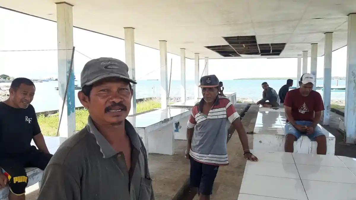 Masyarakat Morotai Minta Pemda Aktifkan Pasar Ikan Desa  Daruba Pantai