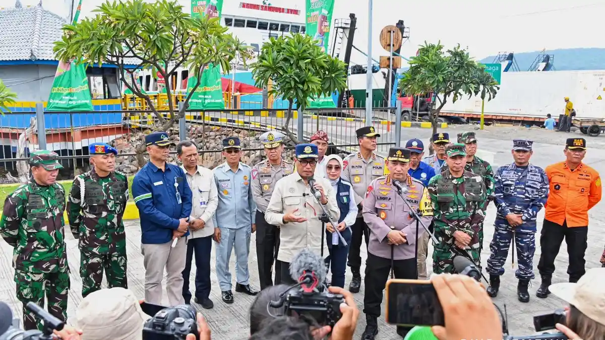 Menhub Tinjau Pelabuhan Gilimanuk, Cuaca Ekstrem di Selat Bali Jadi Perhatian