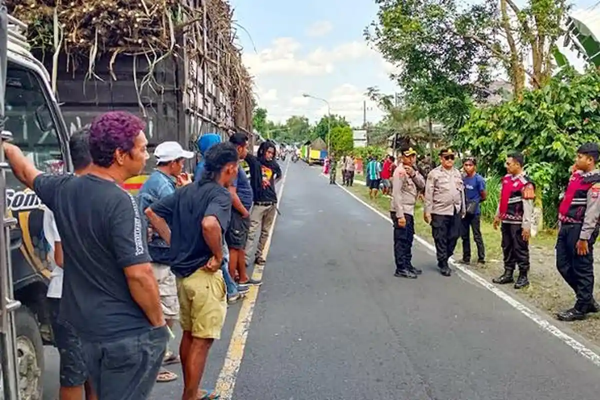 Demo Tolak RUU ODOL di Blitar Ricuh, Polres Amankan 10 Orang Diduga Provokator