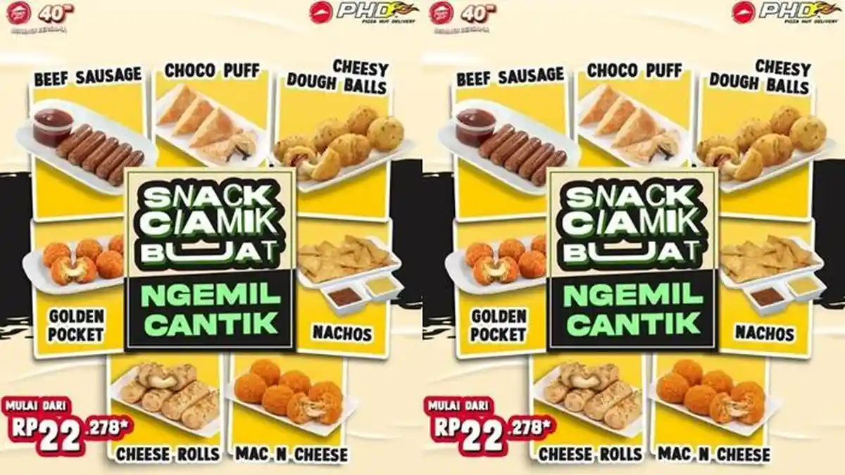 Katalog Promo Pizza Hut Hari ini 7 Juni 2024, Beli Camilan Mulai dari Rp 22 Ribuan
