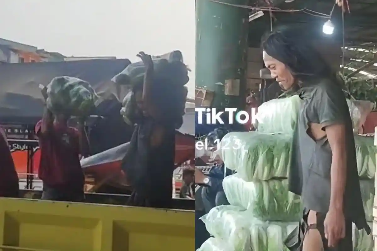 HEBOH Pria ODGJ Masih Mau Bekerja Jadi Kuli Panggul di Pasar: 'Yang Waras Malah Males-malesan'