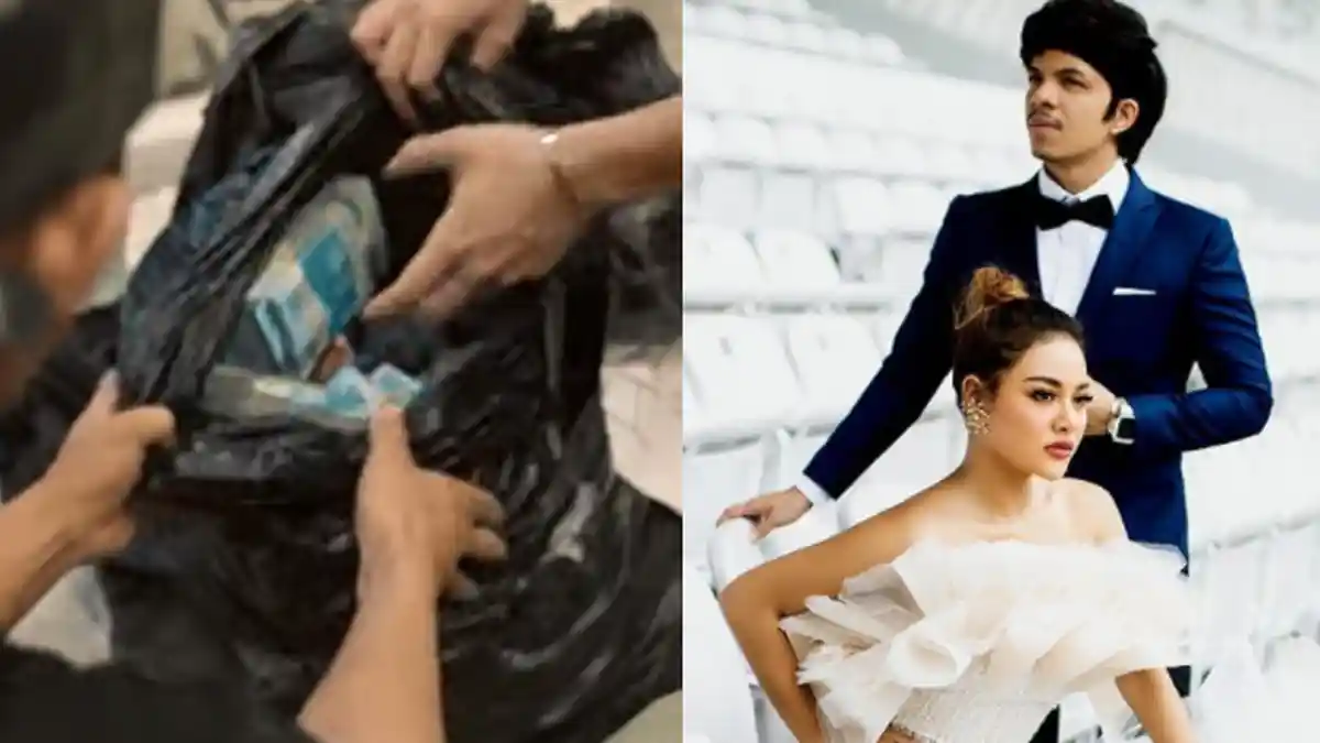 Dikira Pemberian Hotman Paris, Atta Panik Dapat Kado Pernikahan Uang 2 Plastik : Buat Bayar Gedung
