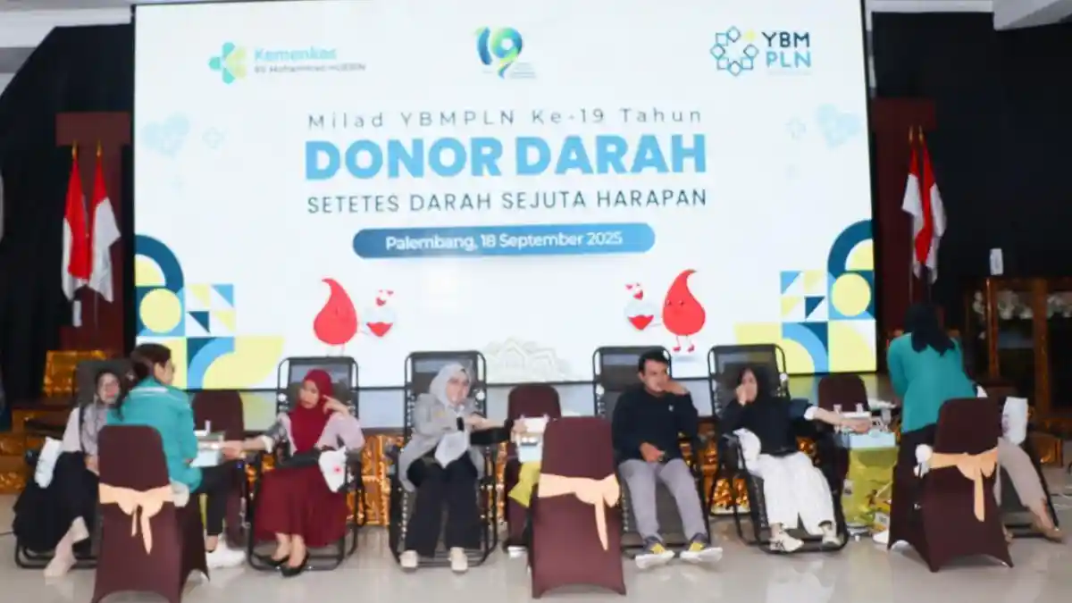 Rayakan Milad YBM ke-19, PLN S2JB Gelar Donor Darah Hingga Ojol Care