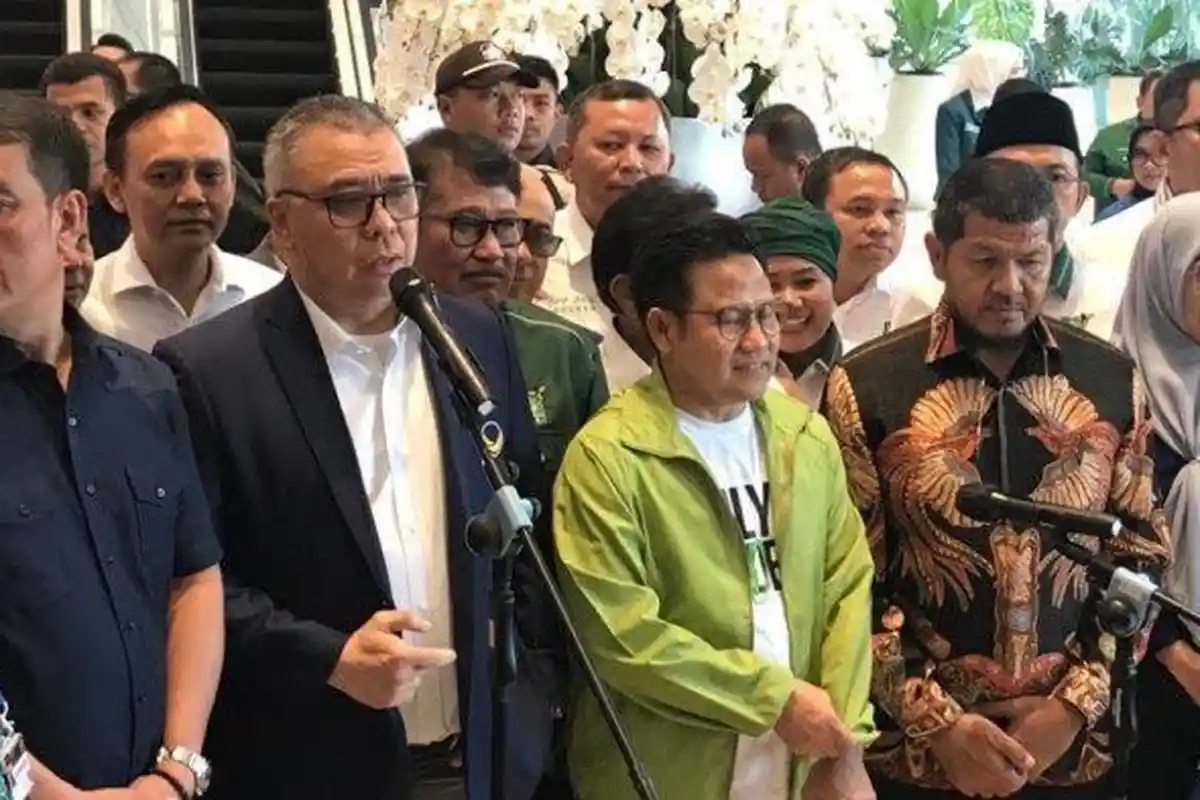 Cak Imin Hadiri Rapat Pemenangan Anies - Muhaimin Iskandar di Nasdem Tower, PKS Tidak Hadir