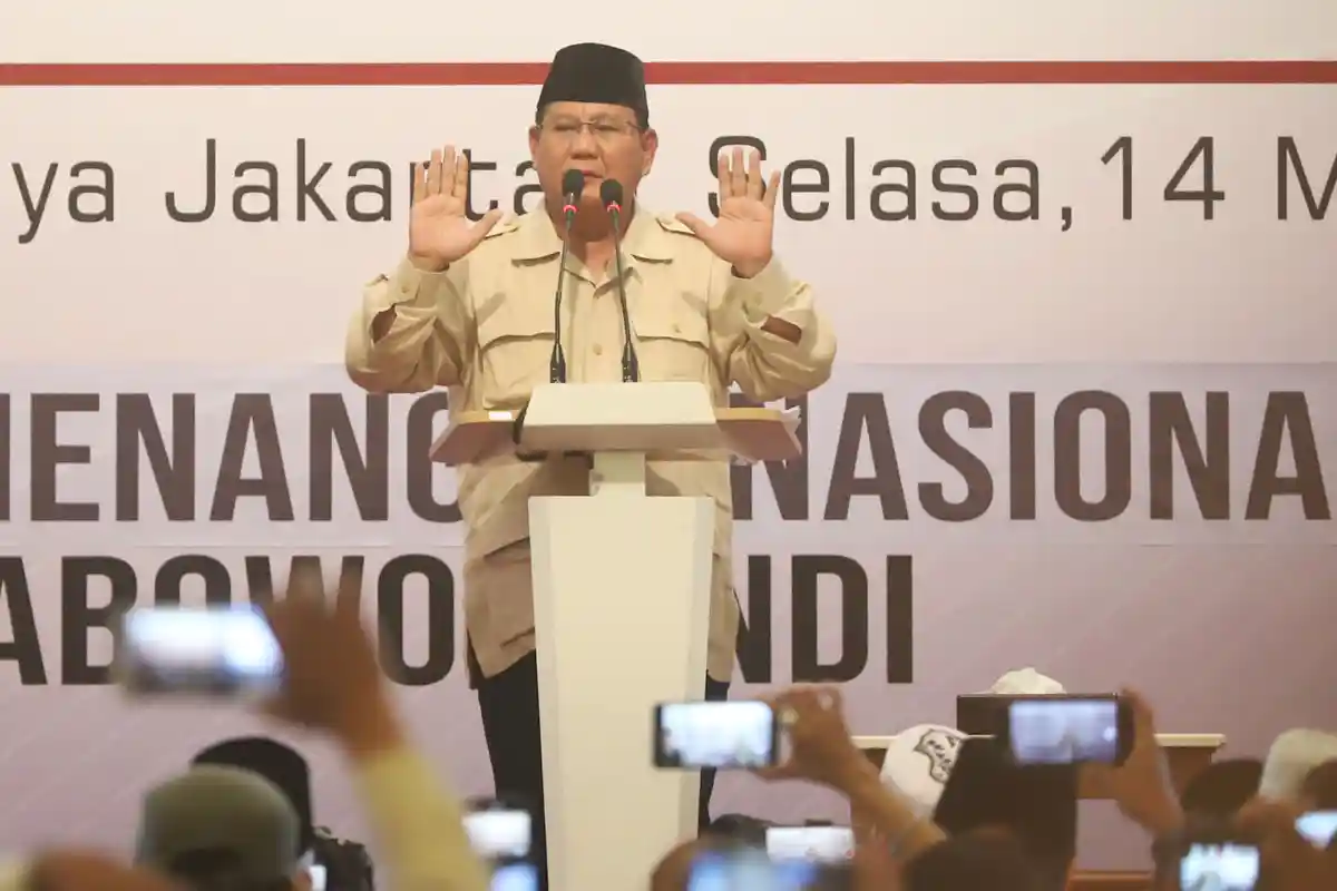 Sikap Prabowo Tolak Hasil Penghitungan Curang, Reaksi KPU Hingga Tanggapan TKN Jokowi-Maruf