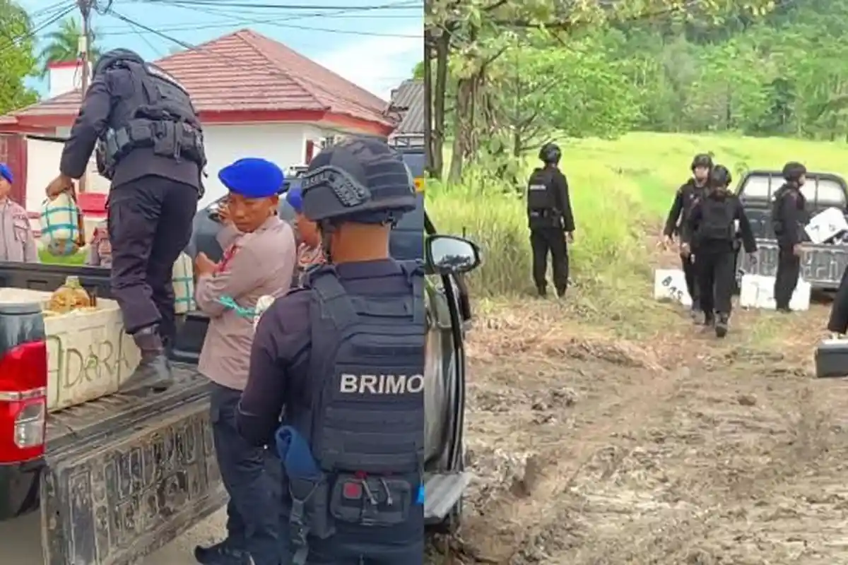 Tim Gegana Brimob Polda Sultra Musnahkan Bom Ikan di Kolaka, Hasil Sitaan dari Nelayan