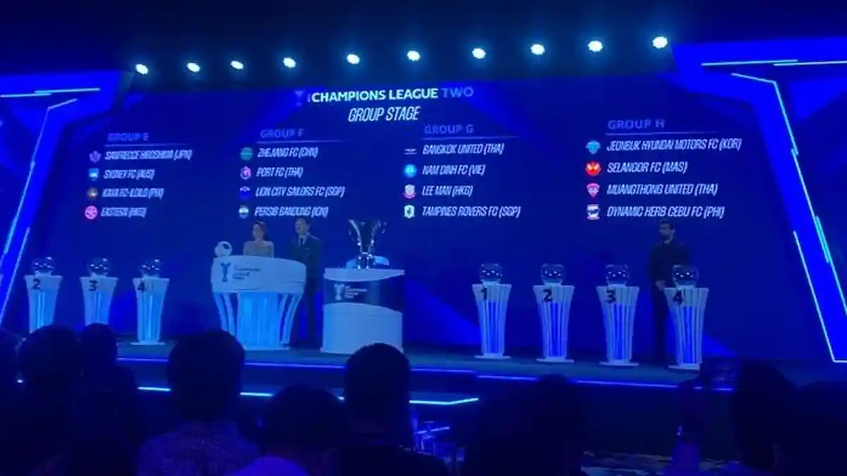Persib Bandung Satu Grup Dengan Cina,Thailand dan Singapura di Champions League Two
