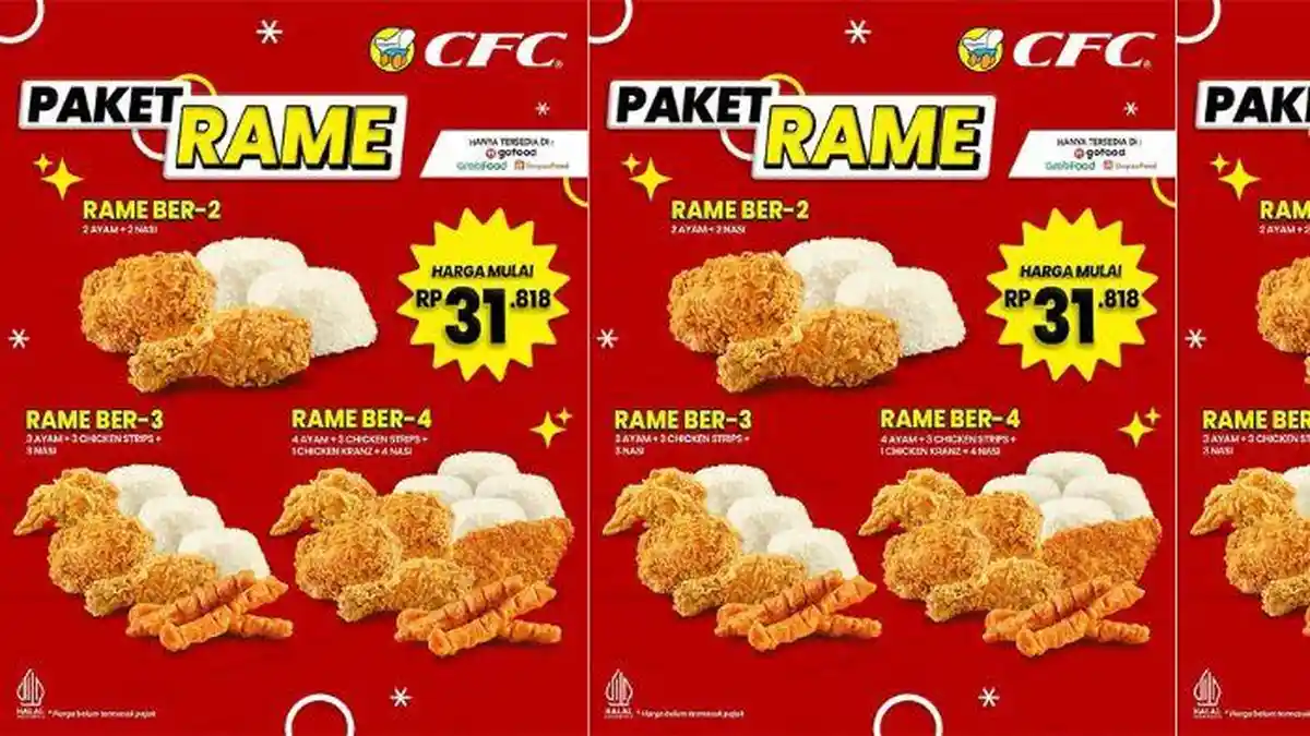 14 Daftar Promo Hari Ini 18 Februari 2025, Nikmati Paket CFC Berempat ...