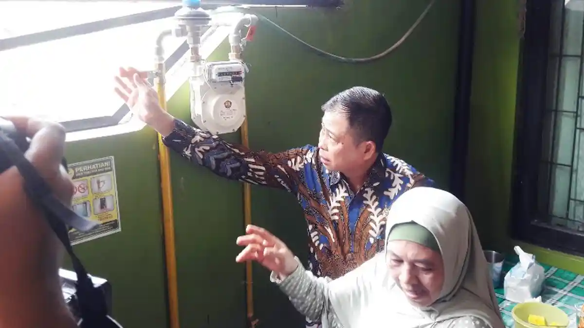 Diresmikan Menteri ESDM, Jaringan Gas di Wilayah Bogor Rampung