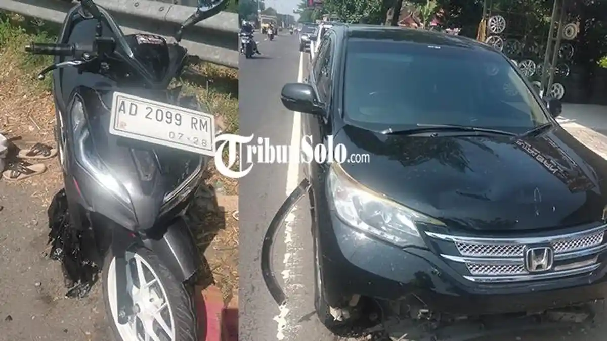 Kecelakaan Maut di Teras Boyolali, Emak-emak Pengendara Vario Tewas Adu Banteng dengan Honda CRV 