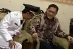 Anas Urbaningrum dan Bupati Pamekasan
