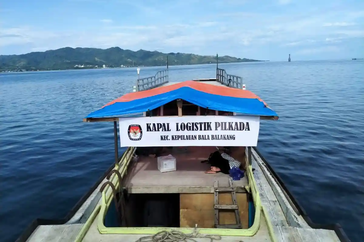 KPU Mamuju Mulai Distribusi Logistik Pilkada untuk Pulau Bala-balakang