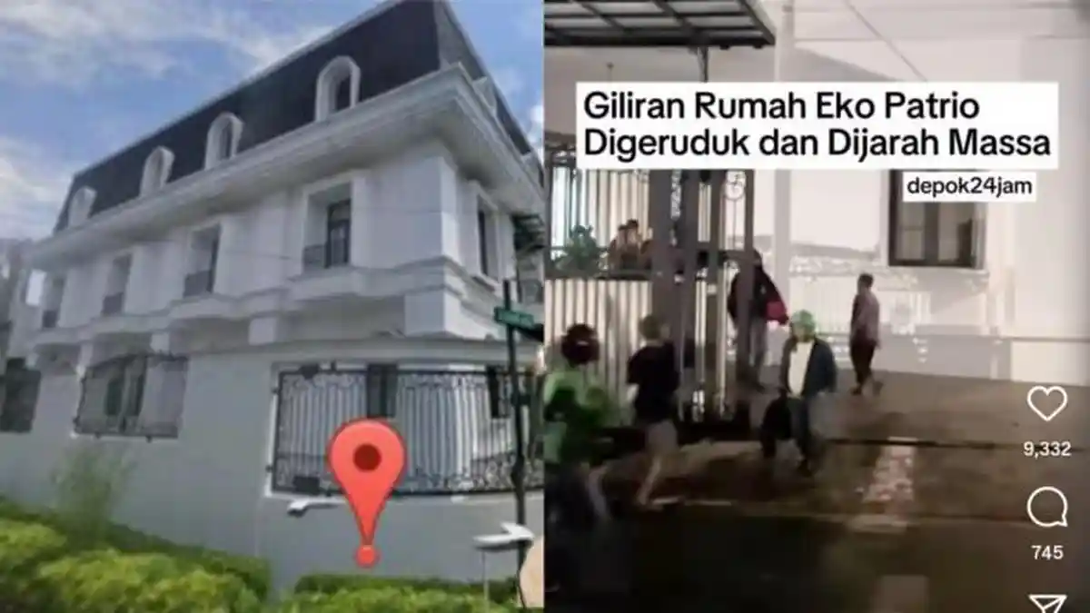 RUMAH EKO PATRIO Dijarah, Massa Gasak Kulkas Hingga Sandal Jepit