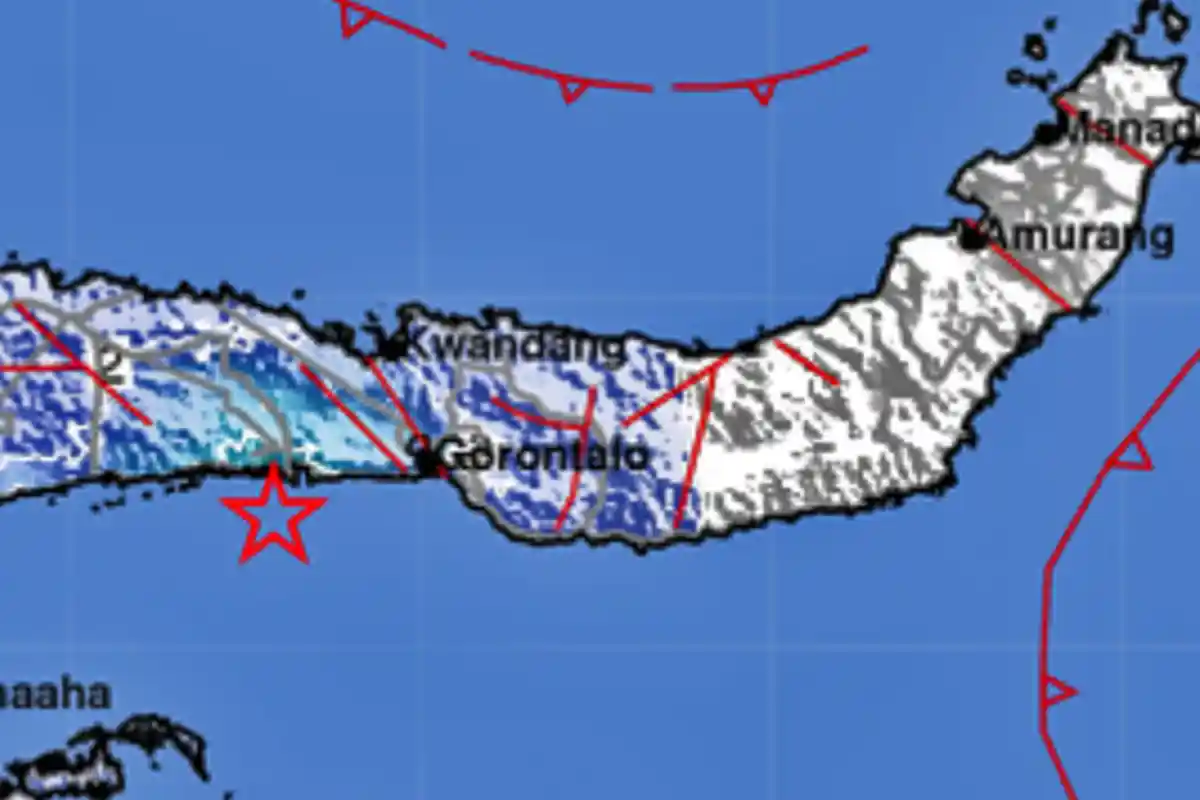 Gorontalo Diguncang Gempa 4.6 SR Pagi Ini Seniin 25 Juli 2022, Info Terbaru BMKG