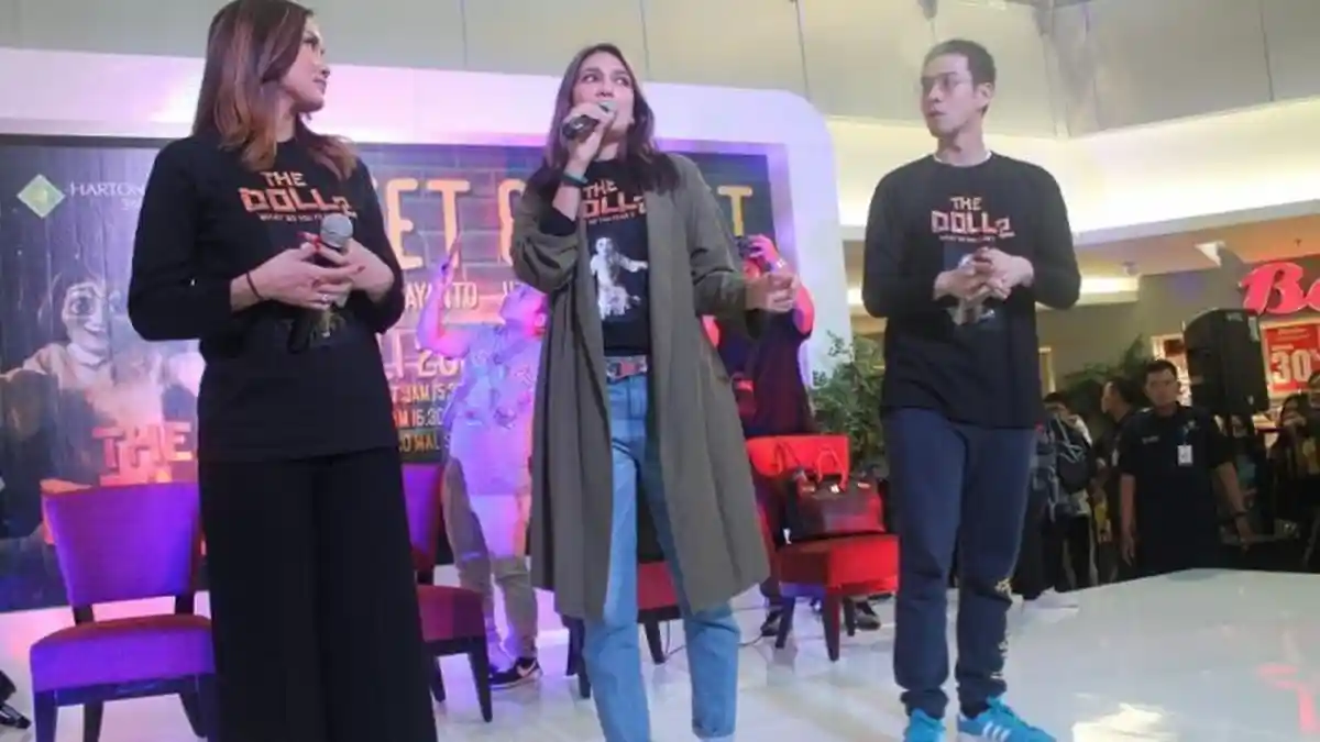 HOROR, Luna Maya Saksikan Syuting The Doll Diganggu Mahluk Halus