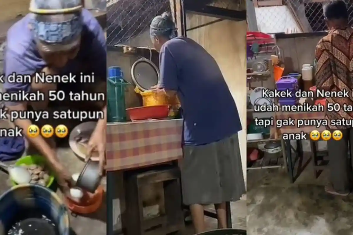 Kisah Pasangan Lansia, 50 Tahun Nikah Tak Punya Anak, Kebiasaan Ini Dipuji, Padahal Hidup Kekurangan