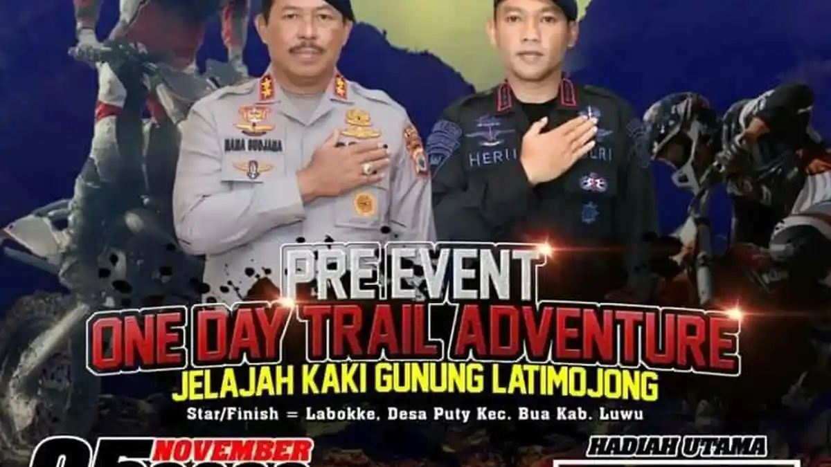 Nge-Trail di Kaki Gunung Latimojong Luwu Berhadiah 2 Mobil