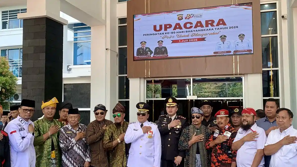 Bukan Sekadar Upacara, HUT Bhayangkara di Kubu Raya Perkuat Kolaborasi Polri dan Pemda - Tribunpontianak.co.id