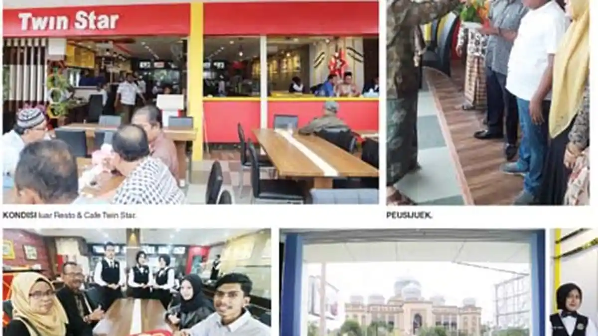 Mewahnya Resto & Cafe Twin Star Lhokseumawe