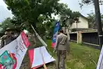Satpol PP dan Damkar HST Tertibkan  20 Banner Tak Berizin, Terpasang di Jalan PH M Noor