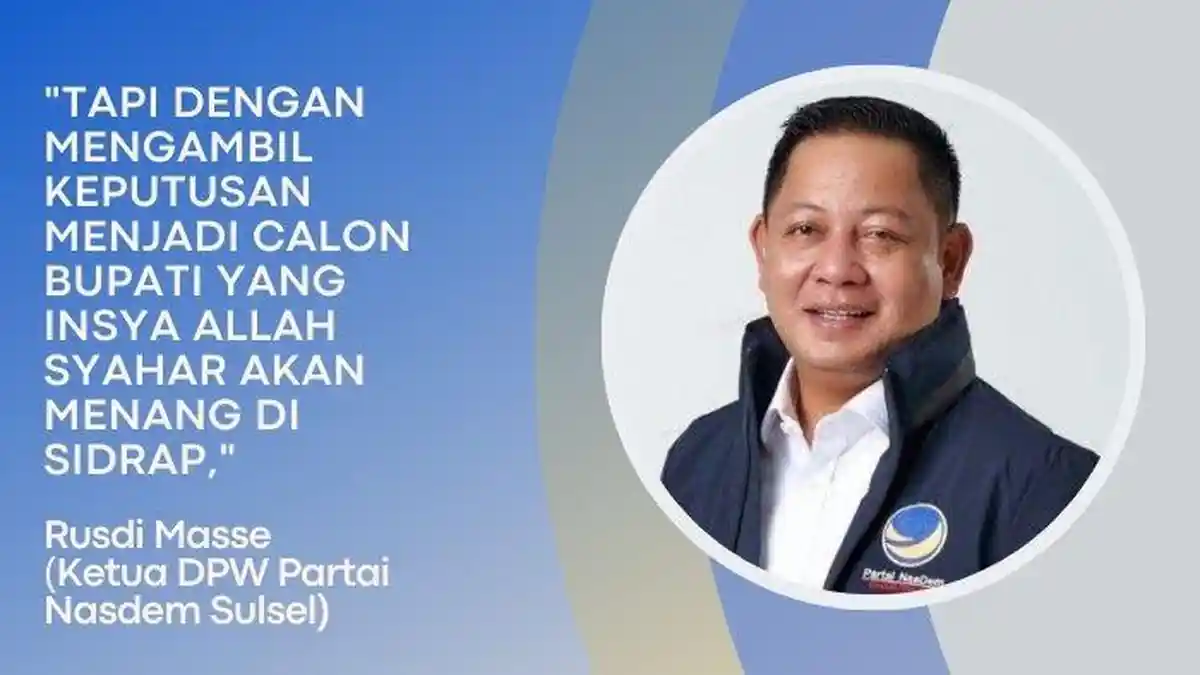 Cerita RMS Saat Syahar Lebih Memilih Bupati Ketimbang Ketua DPRD Sulsel ...